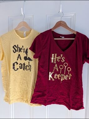 Quidditch Couple Tshirts